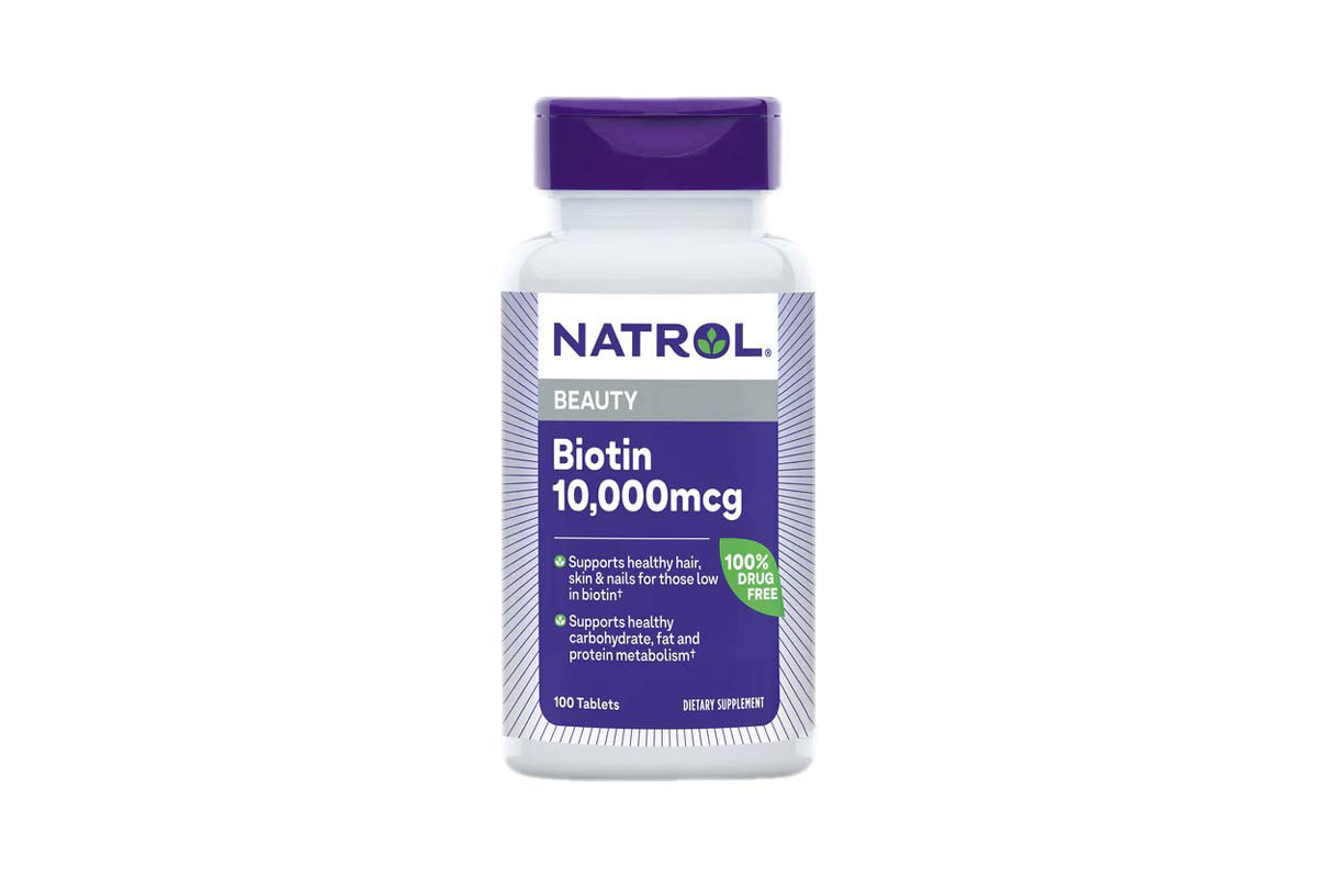 NATROL BIOTIN 10000 MCG 100 TABLETS - Life Care Apotek