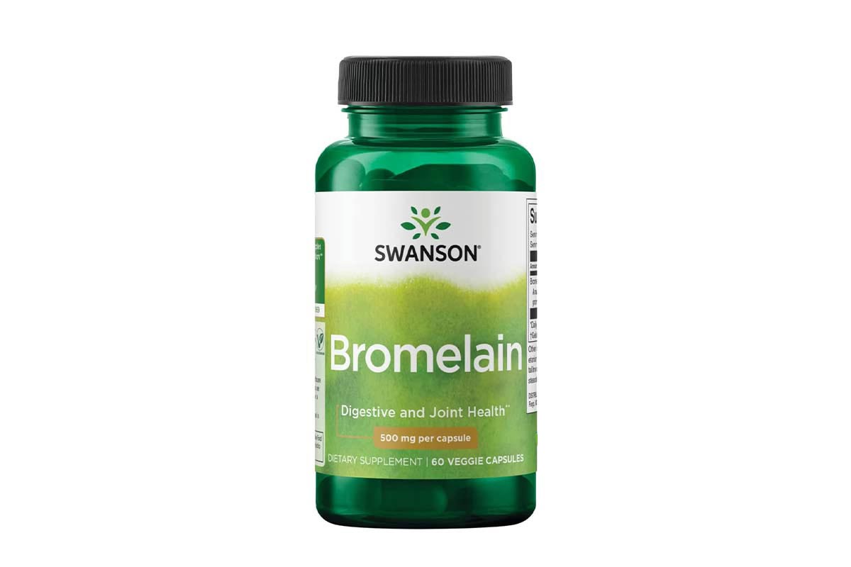 SWANSON BROMELAIN 500MG 60 CAPSULES - Life Care Apotek