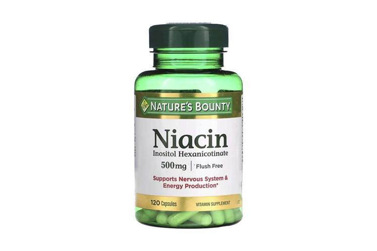 NATURES BOUNTY NIACIN 500 MG 120 CAPSULES - Life Care Apotek