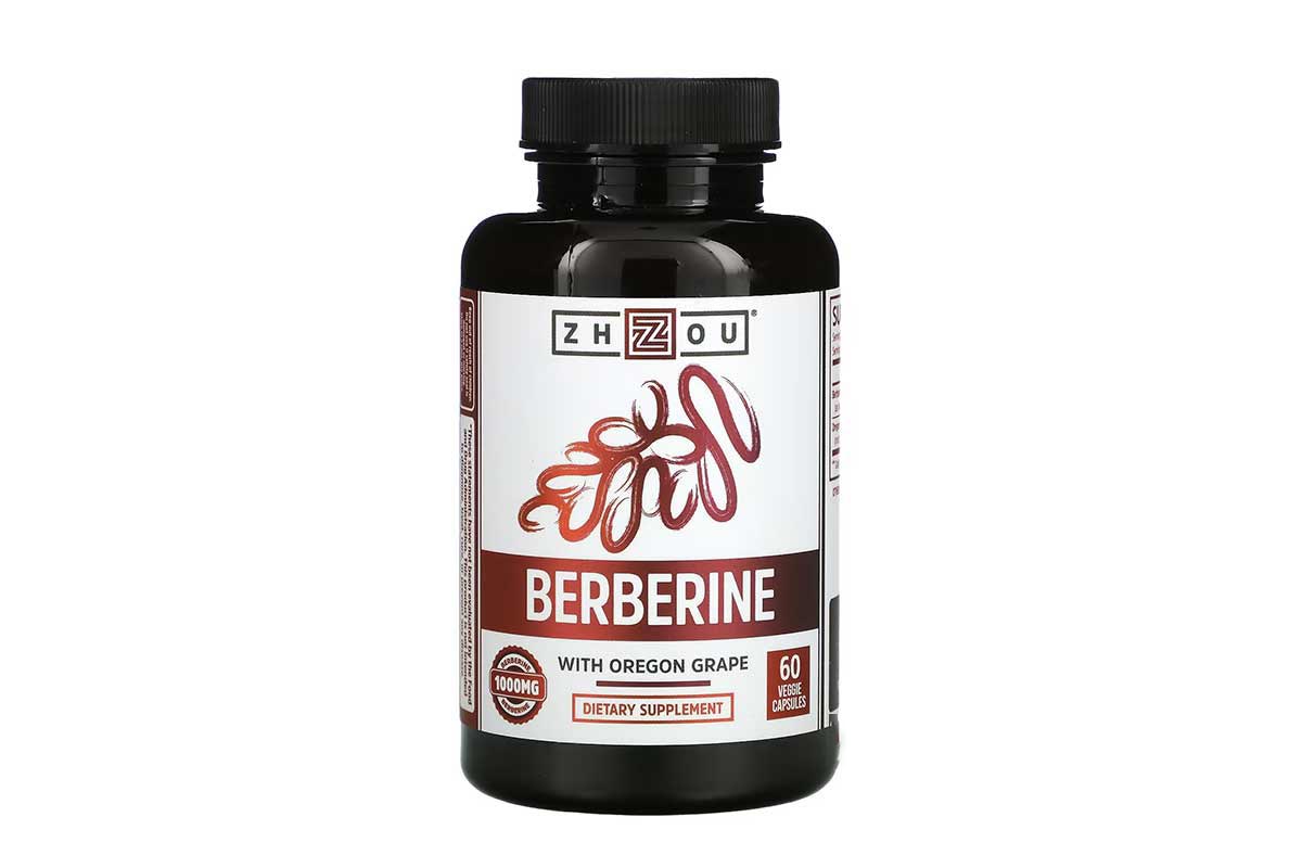 ZHOU BERBERINE WITH OREGON GRAPE 1000MG 60 VEGGIE CAPSULES - Life Care Apotek