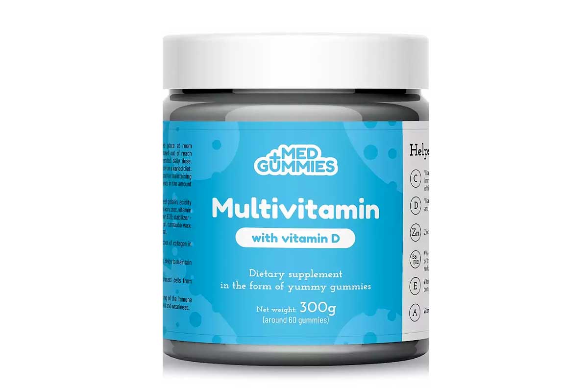 FIT4LIFE MED GUMMIES MULTIVITAMIN WITH VITAMIN D 60 GUMMIES - Life Care Apotek