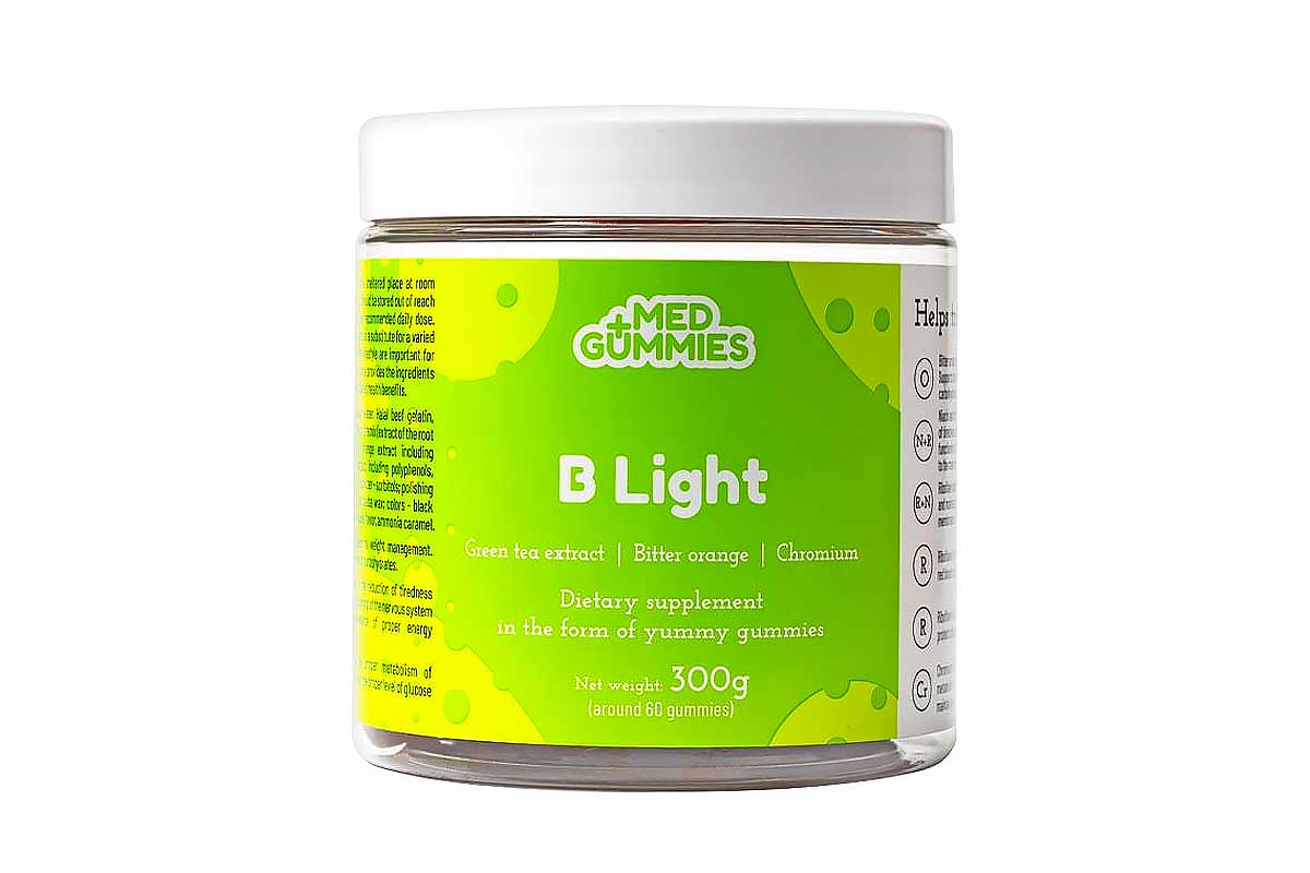 FIT4LIFE MED GUMMIES B LIGHT 60 GUMMIES - Life Care Apotek