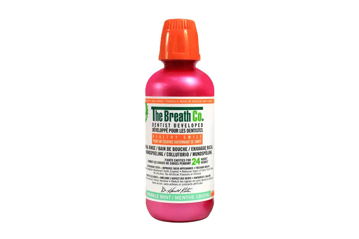 THE BREATH CO SPARKLE MINT HEALTHY SMILE MOUTHWASH 24H 500ML - Life Care Apotek