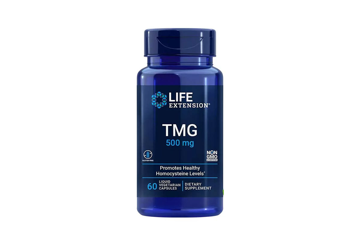 LIFE EXTENSION TMG 500MG 60 VEGETARIAN CAPSULES - Life Care Apotek