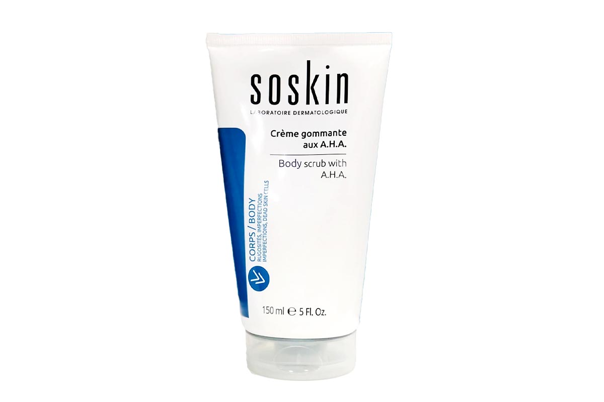 SOSKIN BODY SCRUB WITH A.H.A 150 ML - Life Care Apotek