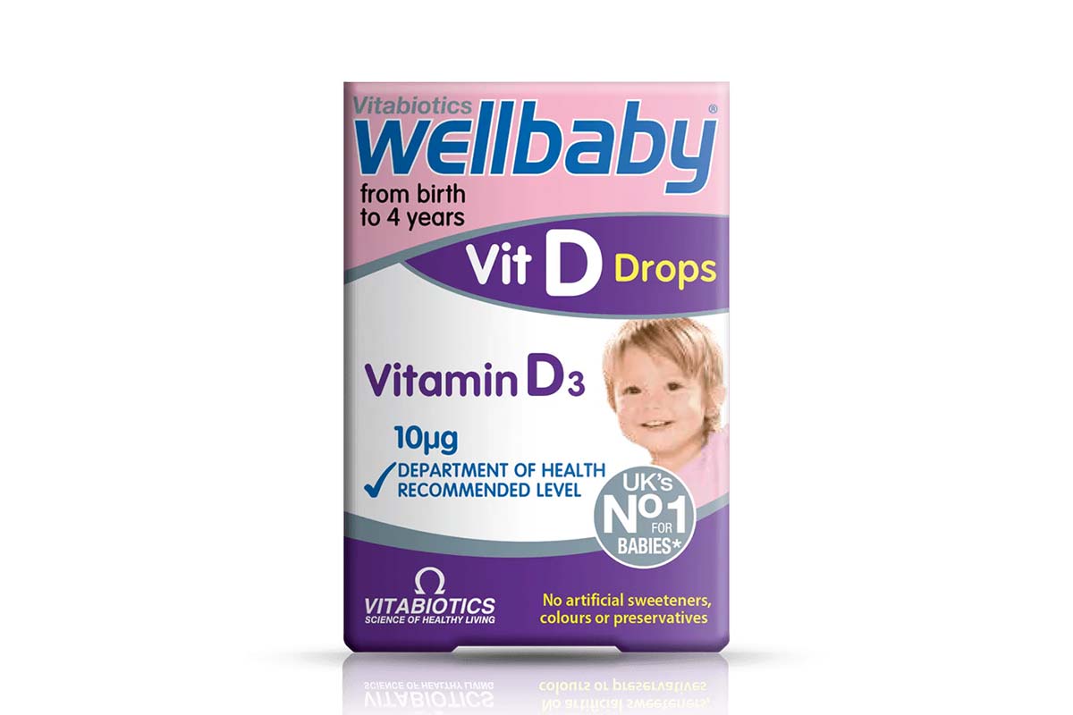 VITABIOTICS WELLBABY VITAMIN D3 400IU DROPS 30ML - Life Care Apotek