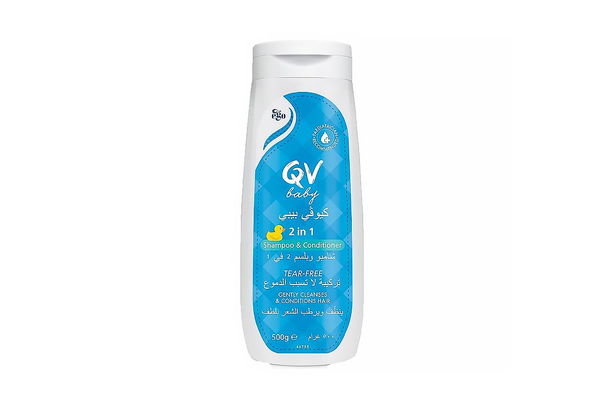 QV BABY 2 IN 1 SHAMPOO AND CONDITIONER 500 GM - Life Care Apotek