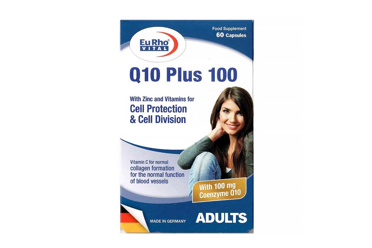 EURHO VITAL Q10 PLUS 100MG 60 CAPSULES - Life Care Apotek