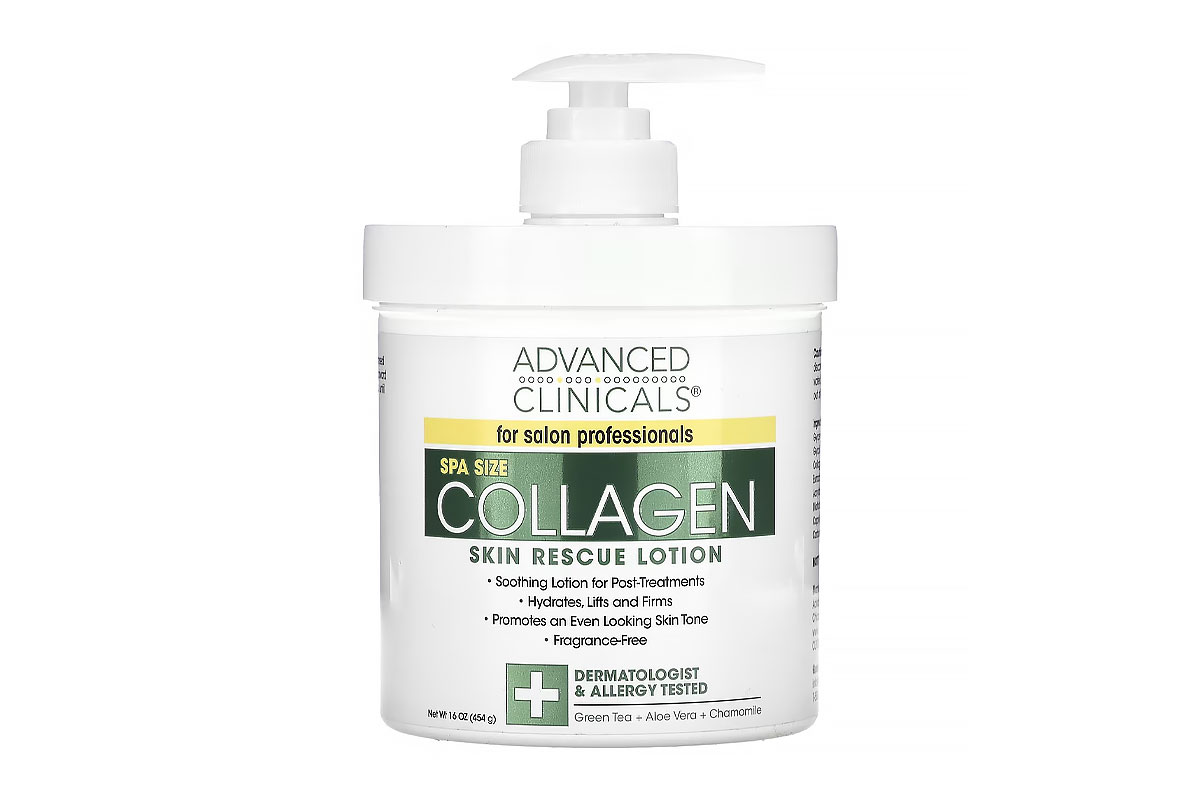 ADVANCED CLINICALS COLLAGEN LOTION 454 GM - Life Care Apotek