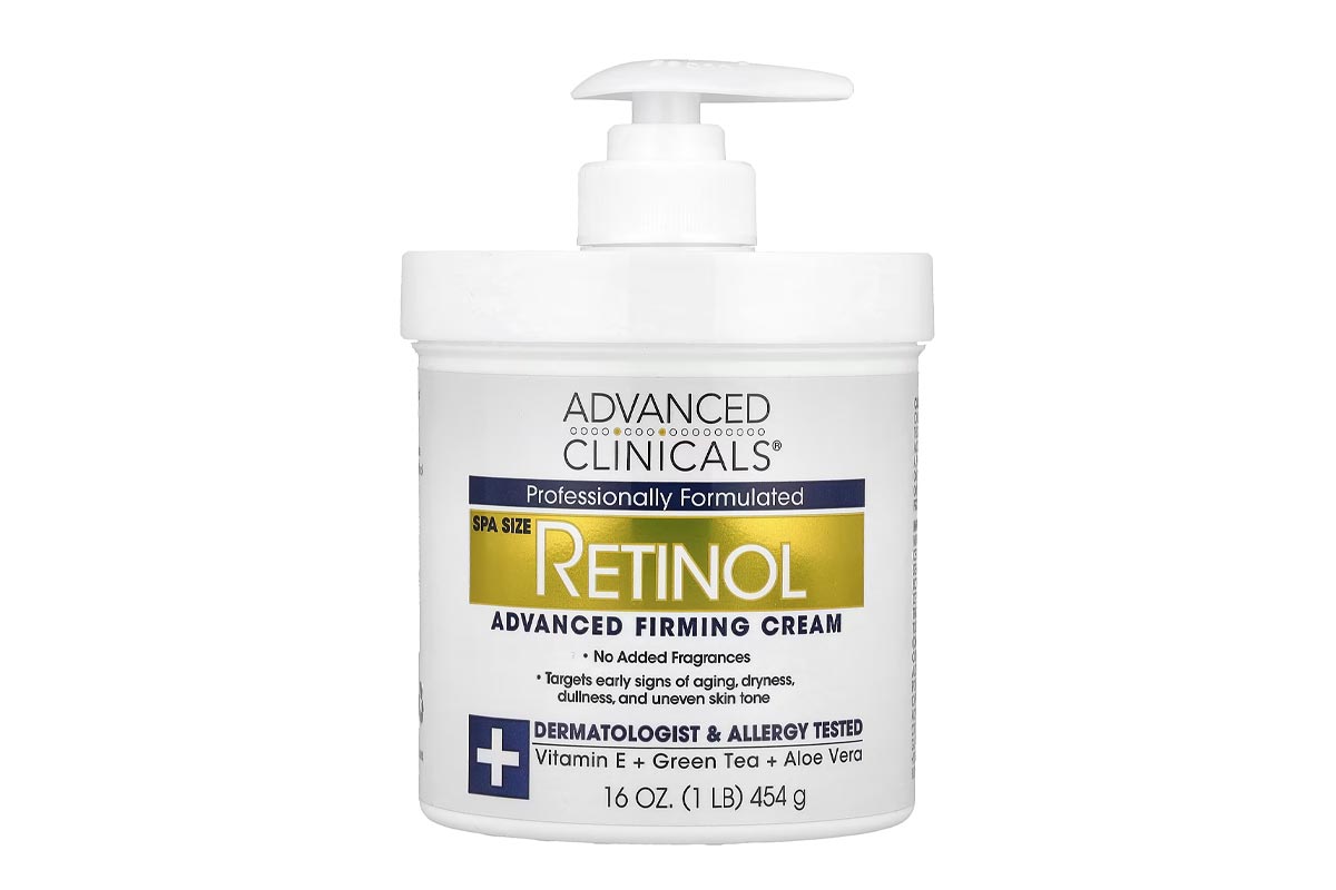 ADVANCED CLINICALS RETINOL CREAM 454 GM - Life Care Apotek