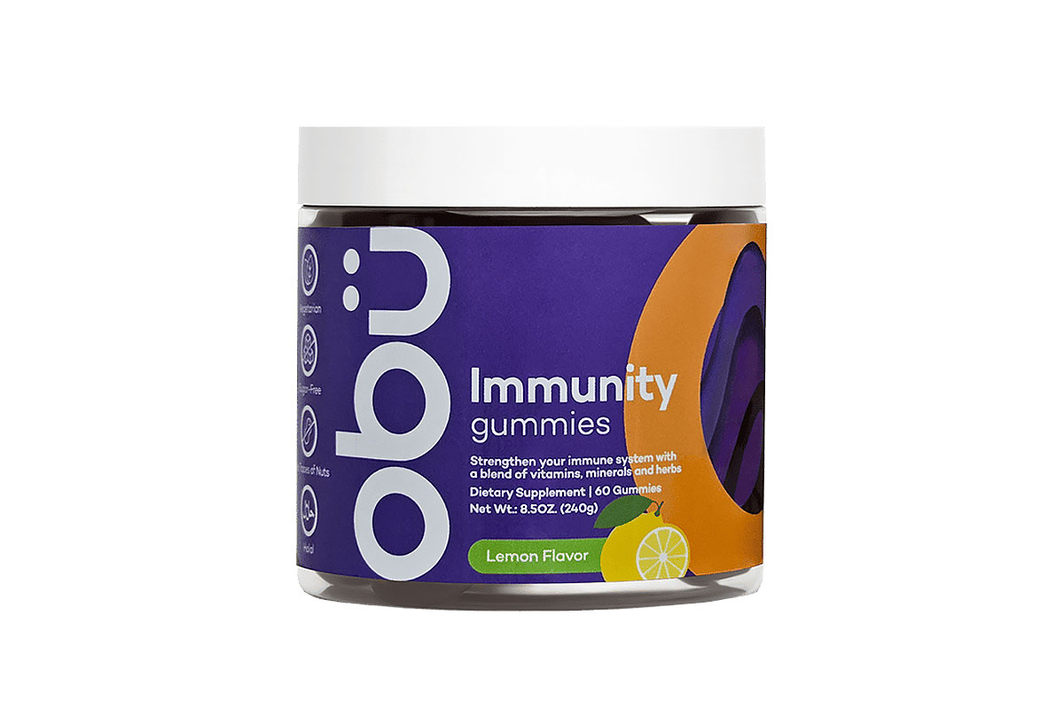 OBU IMMUNITY LEMON FLAVOR 60 GUMMIES - Life Care Apotek