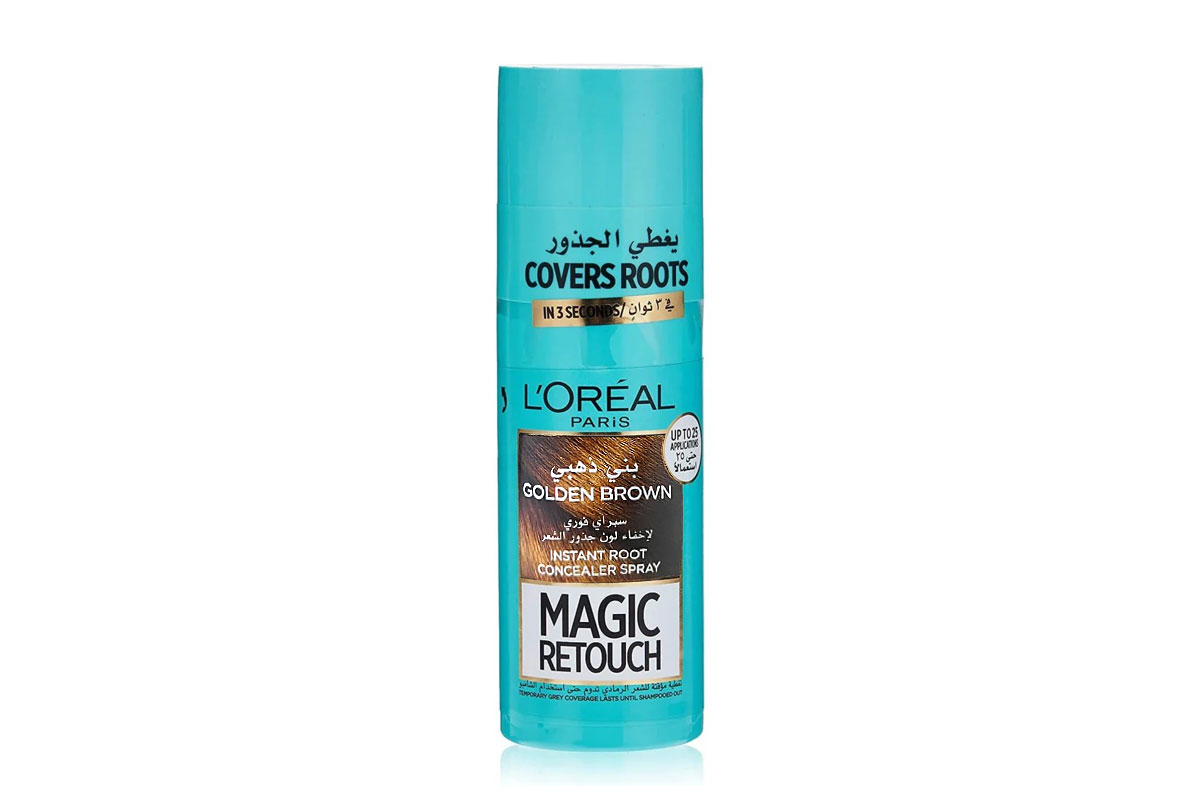 LOREAL MAGIC RETOUCH INSTANT ROOT CONCEALER SPRAY COLOR GOLDEN BROWN 75ML - Life Care Apotek