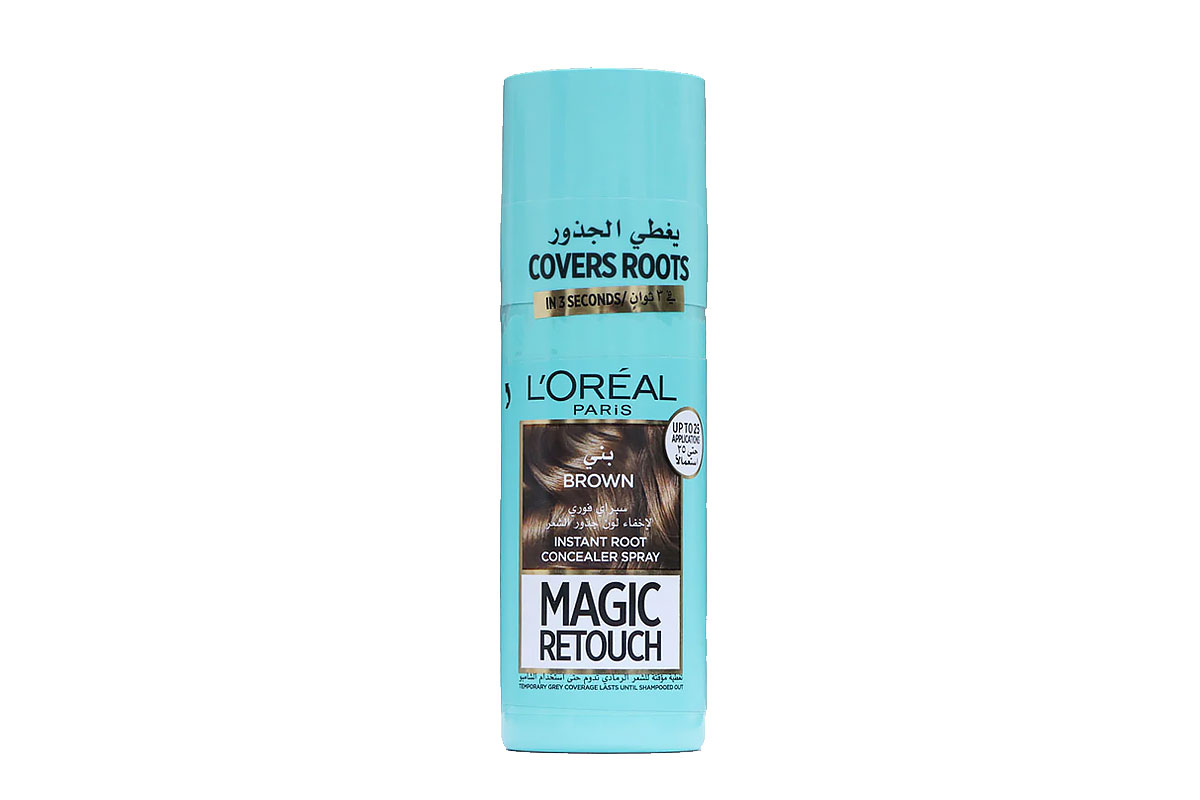 LOREAL MAGIC RETOUCH INSTANT ROOT CONCEALER SPRAY COLOR BROWN 75ML - Life Care Apotek