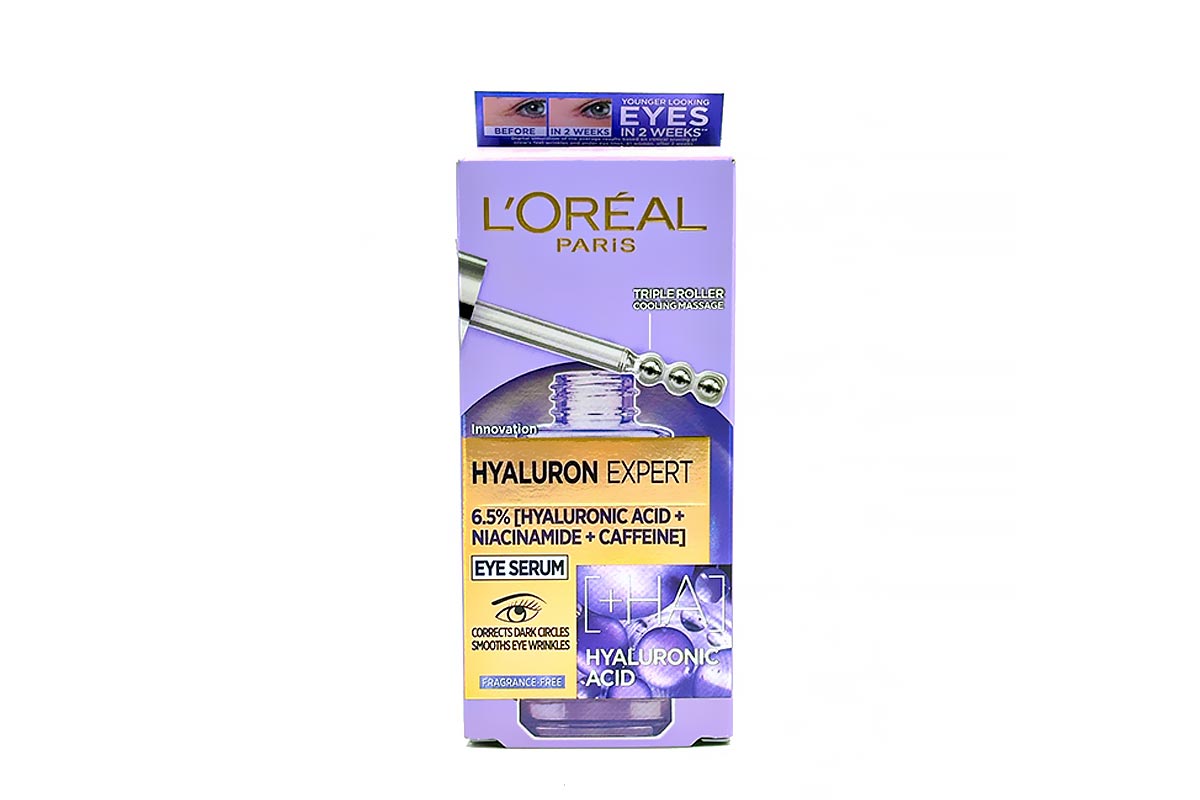 LOREAL HYALURON EXPERT HYALURONIC ACID EYE SERUM 20 ML - Life Care Apotek
