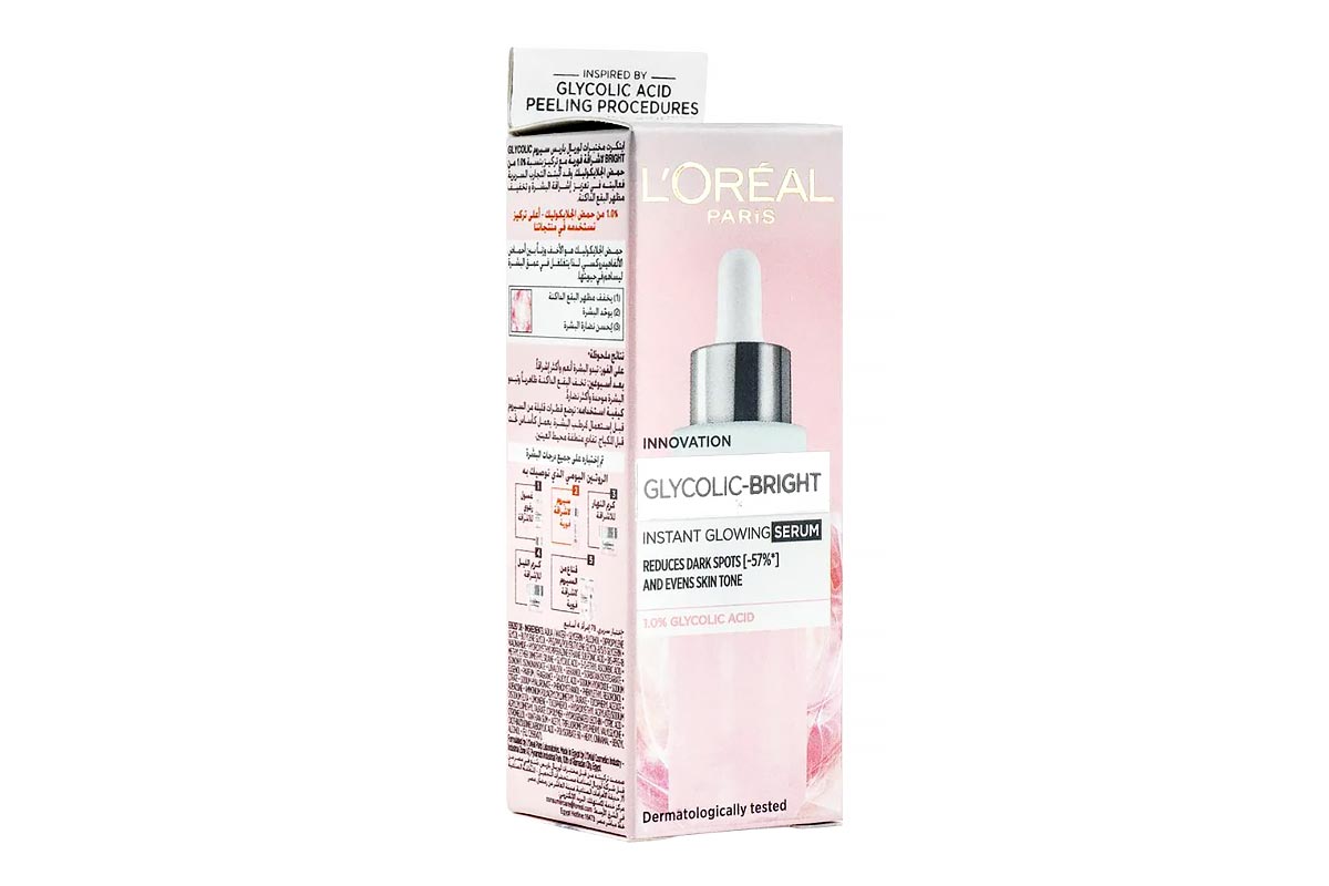 LOREAL GLYCOLIC BRIGHT SERUM 30 ML - Life Care Apotek