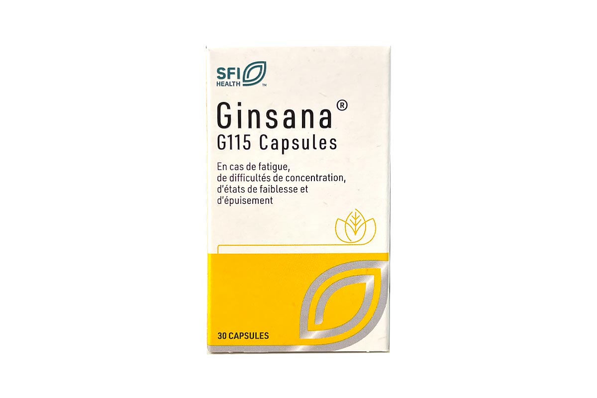 GINSANA G115 30 CAPSULES - Life Care Apotek