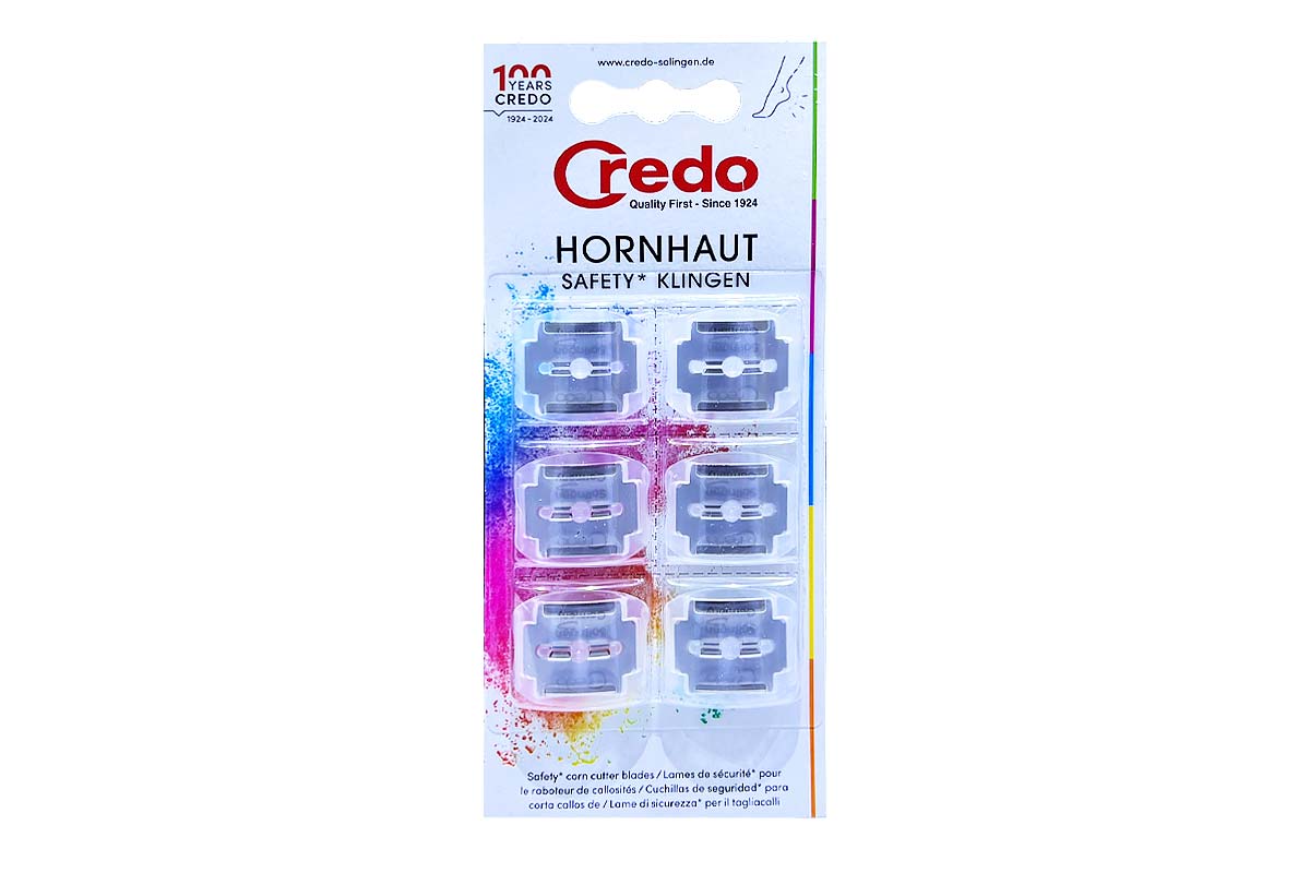 CREDO HORNHAUT BLADE 6 PCS 002610 - Life Care Apotek