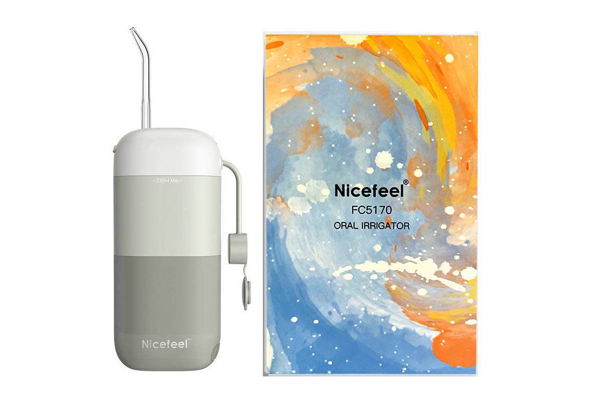 PRIMED NICEFEEL ORAL IRRIGATOR SUITABLE FOR TRAVEL FC5170 230ML - Life Care Apotek