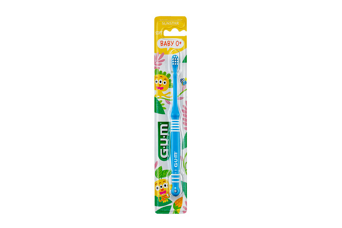 GUM BABY SOFT TOOTHBRUSH 0+ YEARS COLOR BLUE 213 - Life Care Apotek