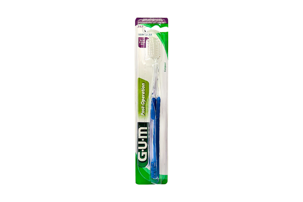 GUM POST OPERATION SUPER SOFT TOOTHBRUSH COLOR BLUE 317 - Life Care Apotek