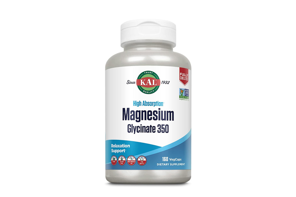 KAL MAGNESIUM GLYCINATE 350 160 VEGCAPS - Life Care Apotek