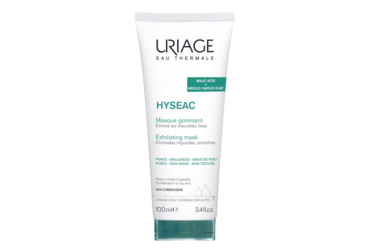 URIAGE HYSEAC EXFOLIATING MASK FOR COMBINATION AND OILY SKIN 100 ML - Life Care Apotek