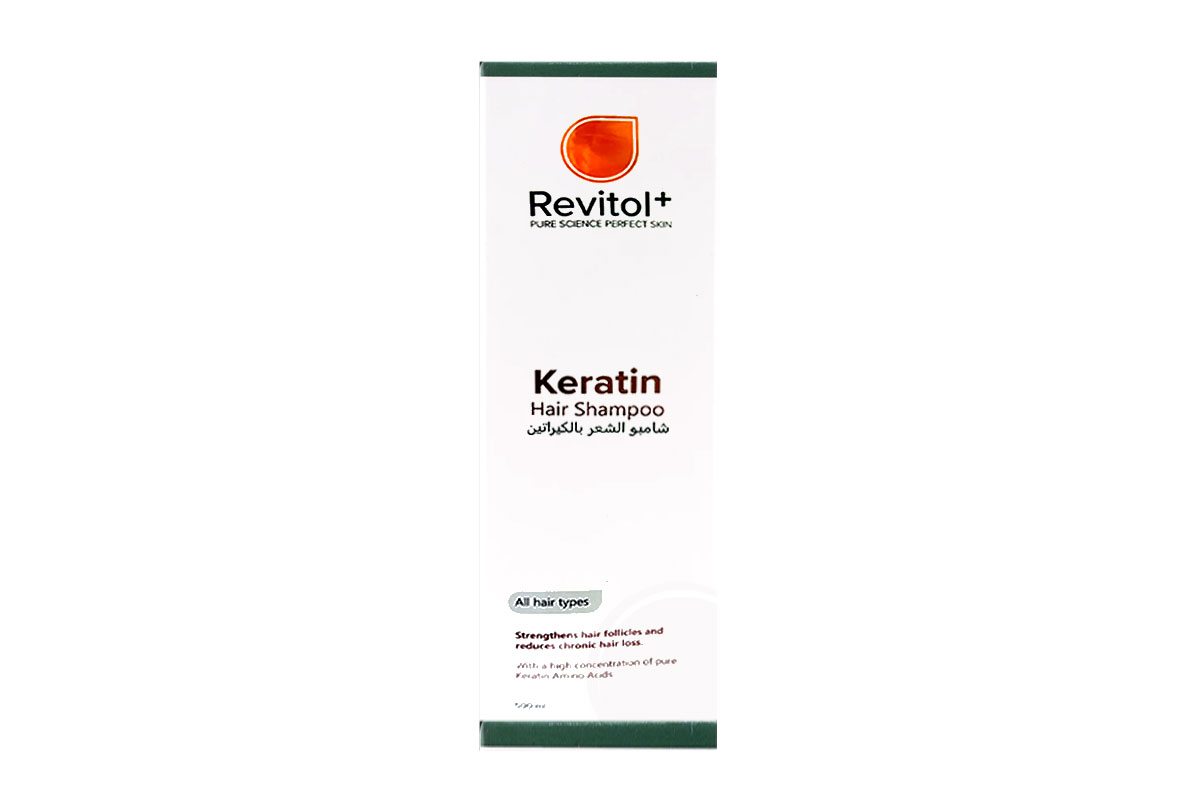 REVITOL KERATIN HAIR SHAMPOO FOR ALL HAIR TYPES 500 ML - Life Care Apotek