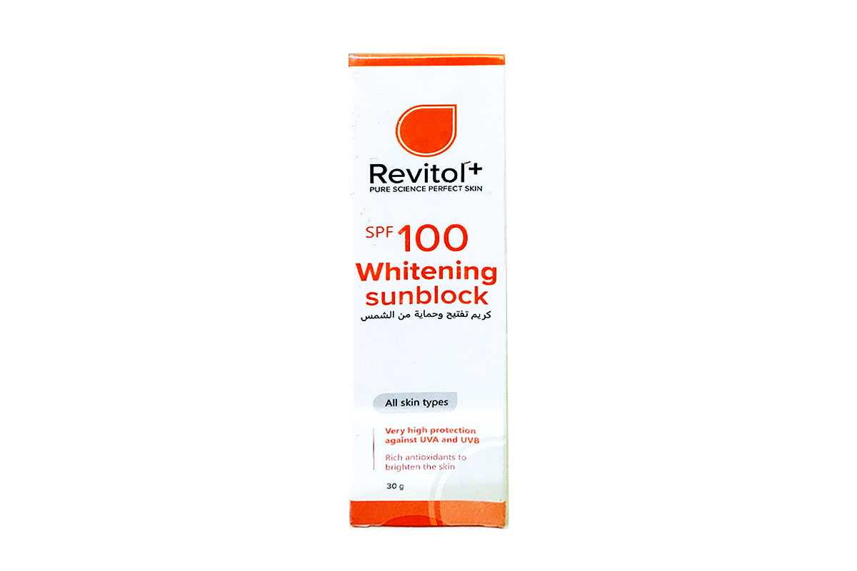 REVITOL WHITENING SUNBLOCK INVISIBLE CREAM SPF100 30 ML - Life Care Apotek