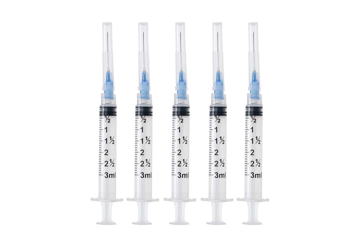 MEDEX DISPOSABLE SYRINGE 3ML 23G 5 PIECES - Life Care Apotek