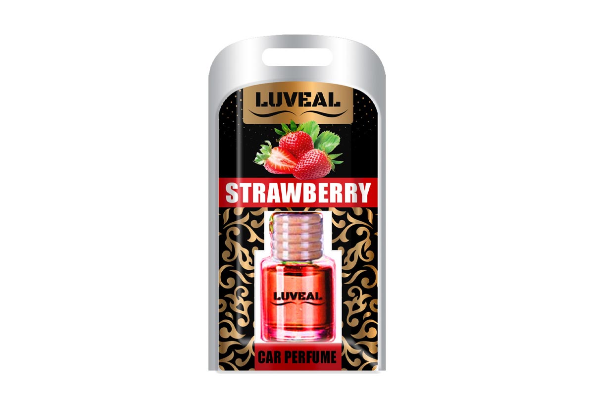 LUVEAL CAR PERFUME STRAWBERRY SCENT 10 ML - Life Care Apotek