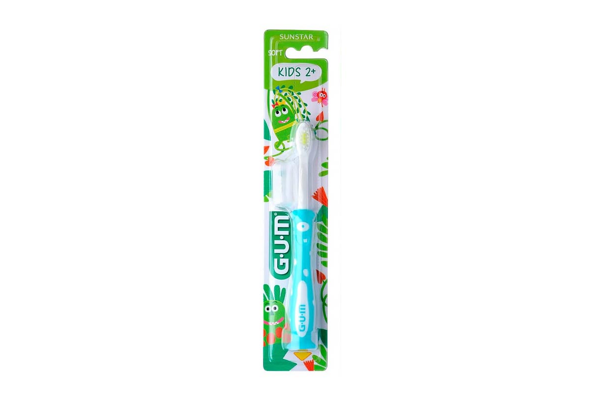 GUM KIDS TOOTHBRUSH 2 YEARS PLUS COLOR BLUE 901 - Life Care Apotek