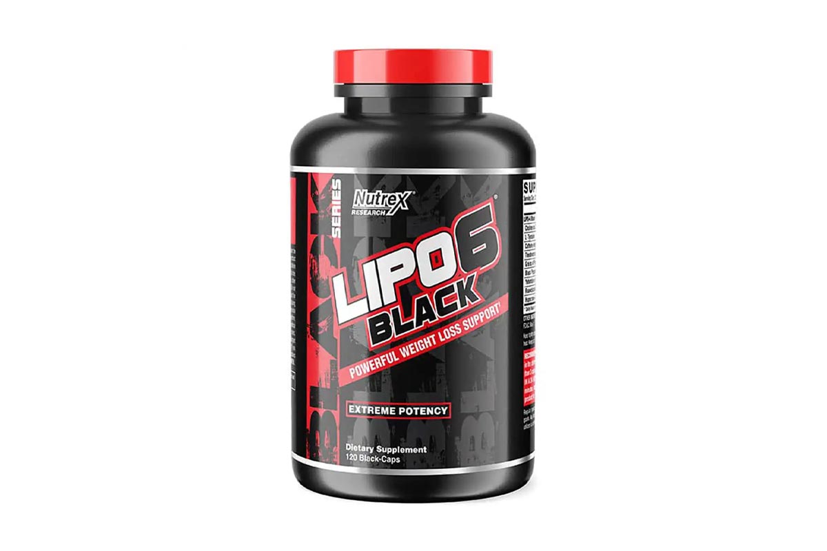 NUTREX RESEARCH LIPO 6 BLACK FAT BURNER 120 BLACK CAPSULES - Life Care Apotek