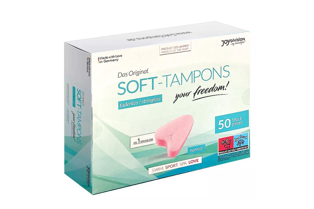 JOY DIVISION SOFT TAMPONS NORMAL 50 PCS - Life Care Apotek