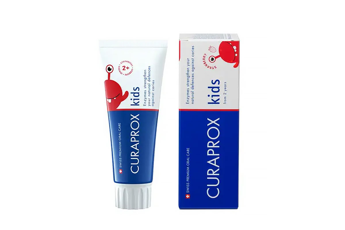 CURAPROX KIDS TOOTHPASTE FROM 2 YEARS FLAVOUR STRAWBERRY 60 ML - Life Care Apotek