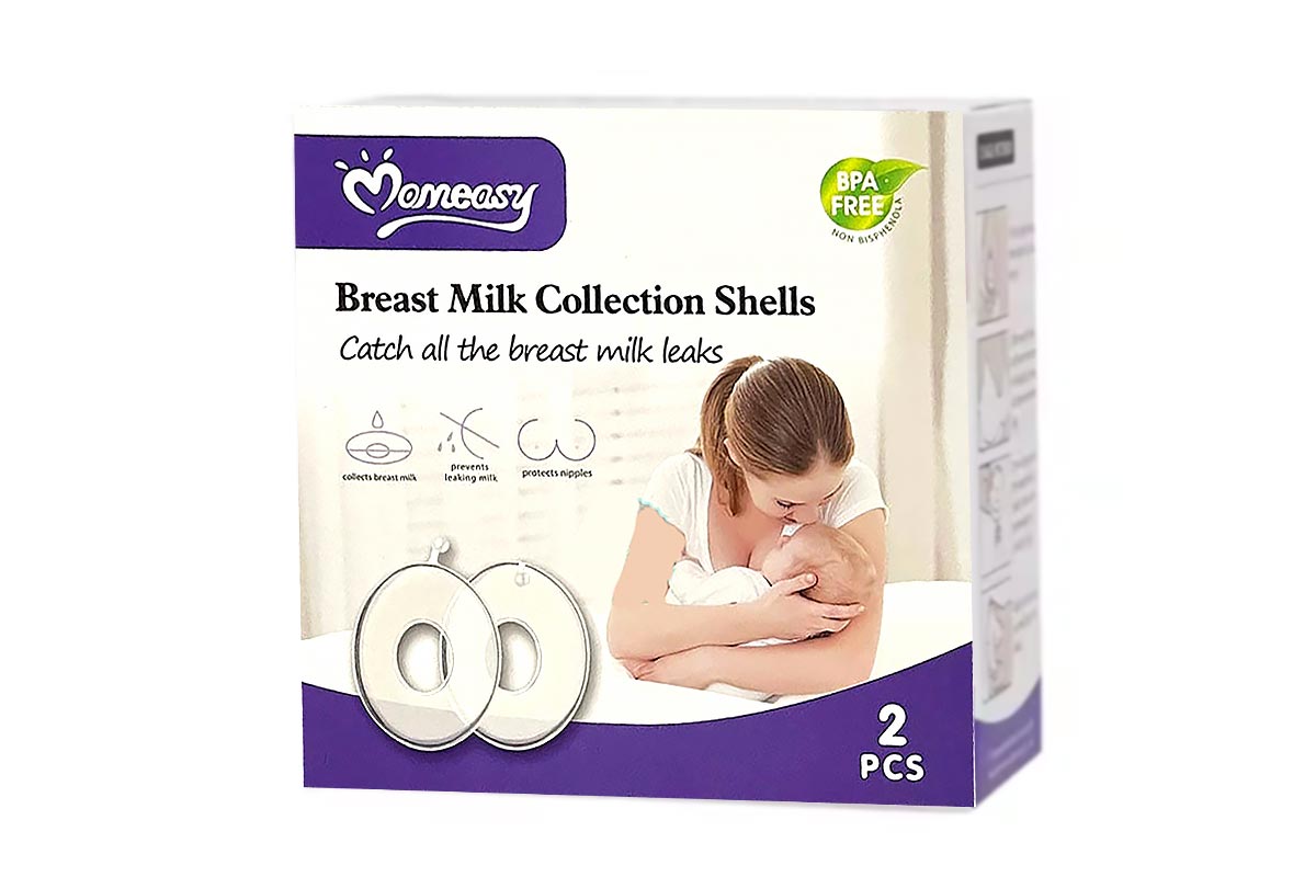 MOMEASY BREAST MILK COLLECTION SHELLS 2 PCS - Life Care Apotek