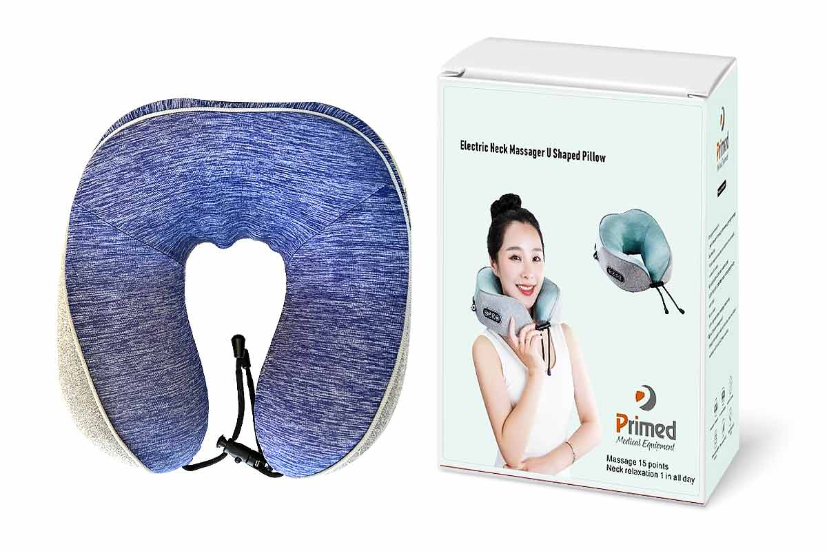 PRIMED ELECTRONIC NECK MASSAGER BLUE - Life Care Apotek