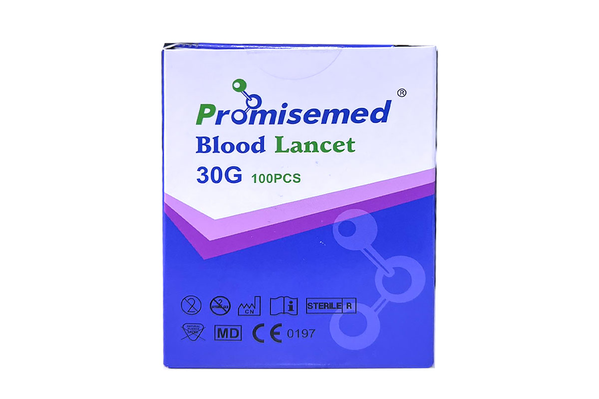 PROMISEMED BLOOD LANCET 30G 100 PCS - Life Care Apotek