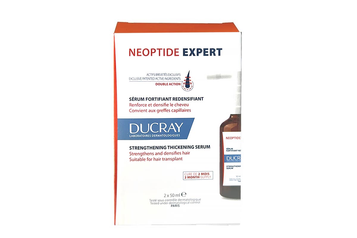 DUCRAY NEOPTIDE EXPERT STRENGTHENING HAIR SERUM 2X50 ML - Life Care Apotek