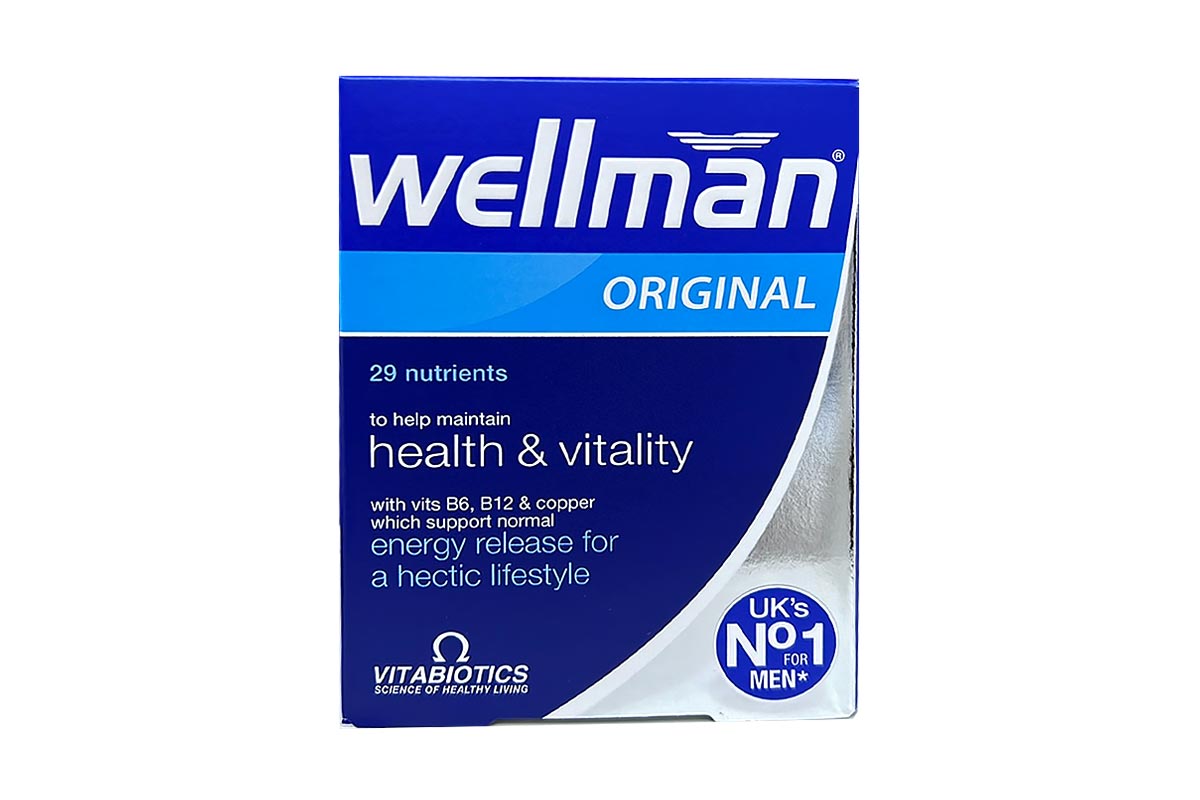 VITABIOTICS WELLMAN ORIGINAL 30 TABLETS - Life Care Apotek