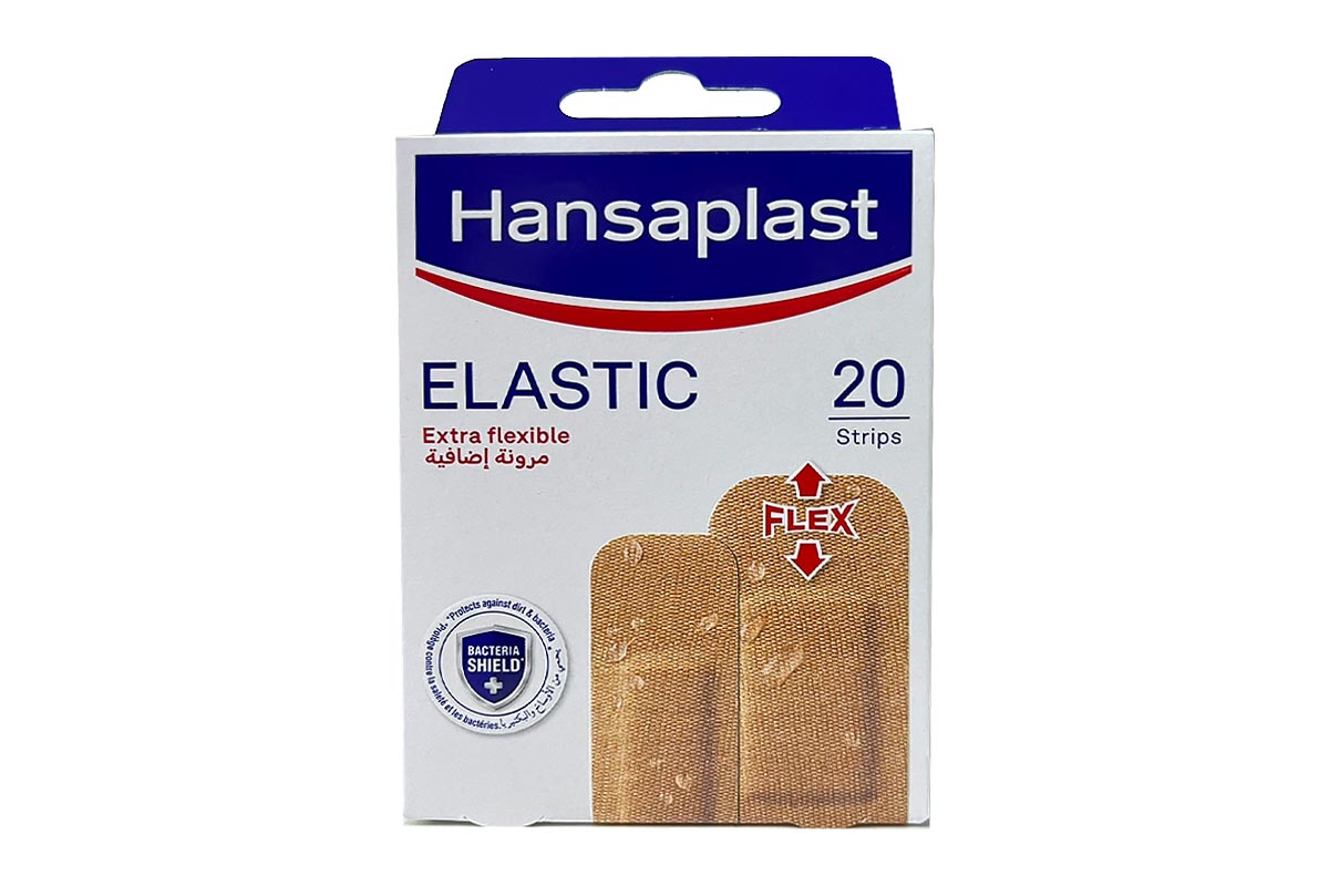 HANSAPLAST ELASTIC EXTRA FLEXIBLE PLASTER STRIP 20 PCS - Life Care Apotek