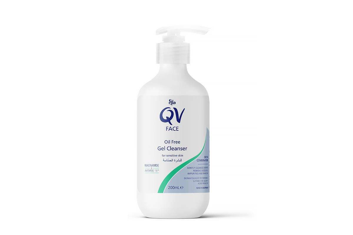 QV FACE OIL FREE GEL CLEANSER FOR SENSITIVE SKIN 200 ML - Life Care Apotek