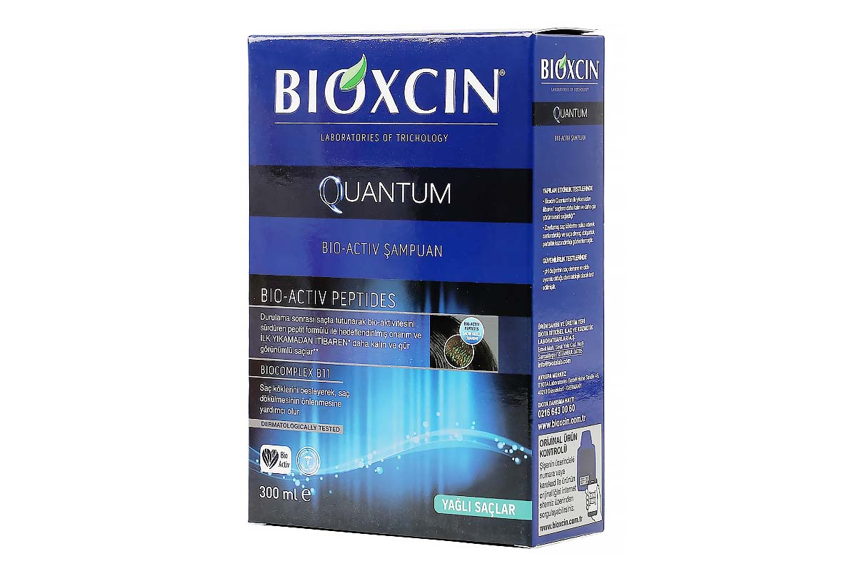 BIOXCIN QUANTUM BIO ACTIV SHAMPOO OILY HAIR 300 ML - Life Care Apotek
