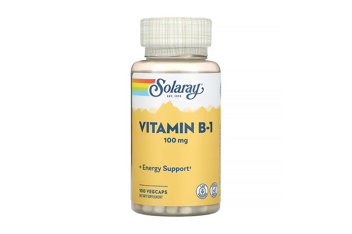 SOLARAY VITAMIN B1 100MG 100 VEGCAPS - Life Care Apotek