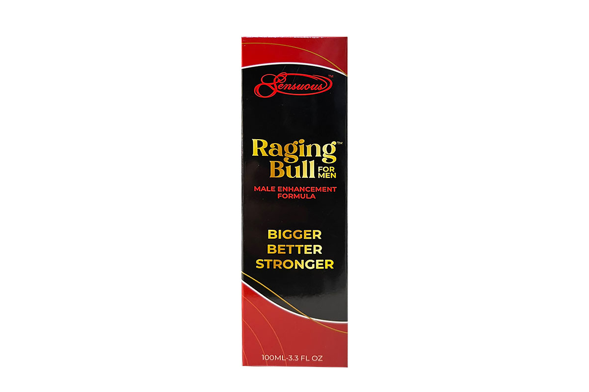 SENSUOUS RAGING BULL FOR MEN BIGGER BETTER STRONGER 100ML - Life Care Apotek