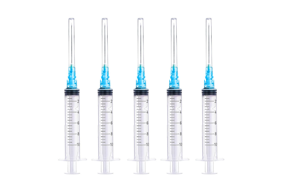 ELDAWLIA STERILE HYPODERMIC SYRINGE 21 G 10 ML 5 PCS - Life Care Apotek