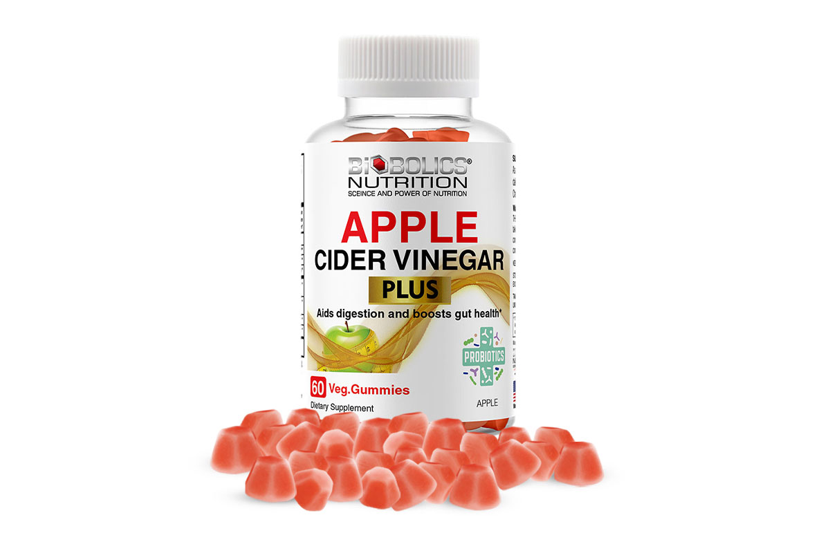 BIOBOLICS APPLE CIDER VINEGAR PLUS 60 VAG GUMMIES - Life Care Apotek