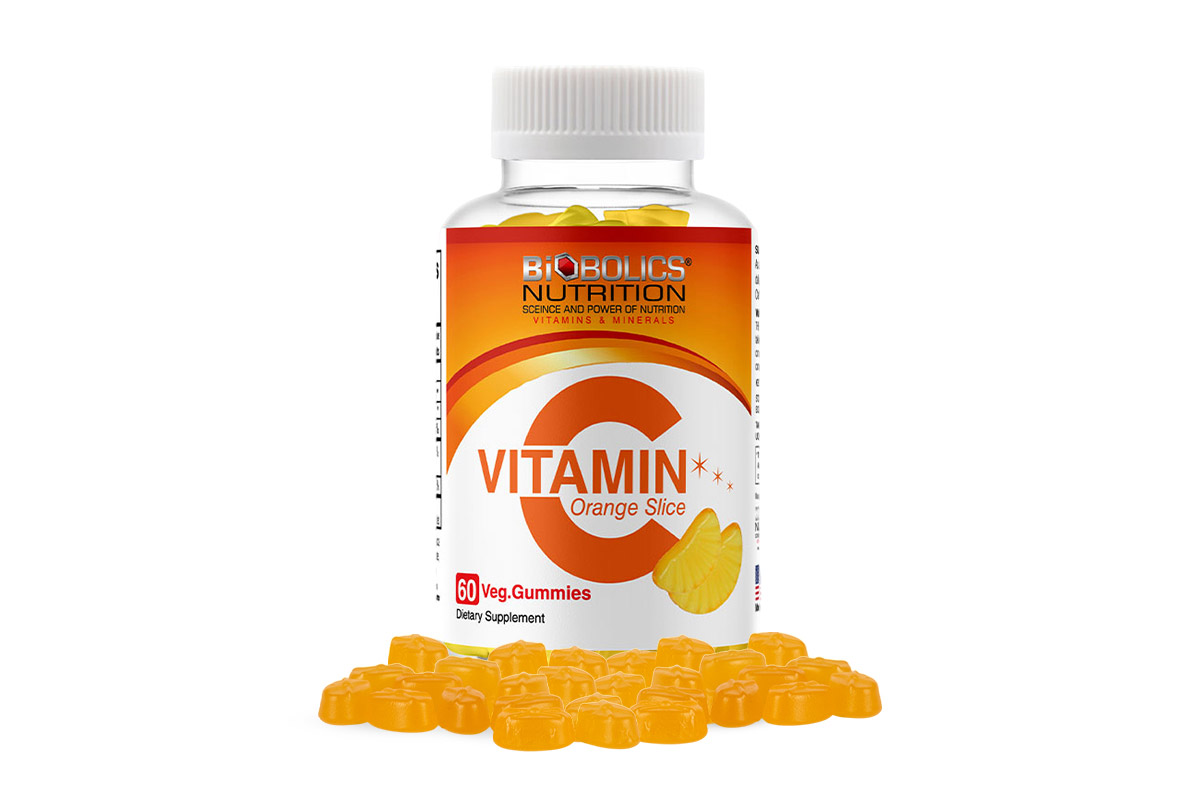 BIOBOLICS VITAMIN C ORANGE SLICE 60 VEG GUMMIES - Life Care Apotek