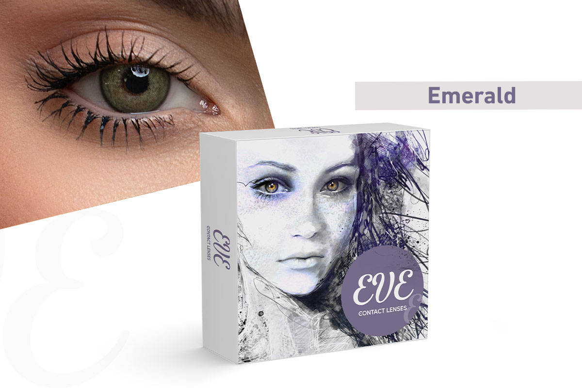 EVE LENSES MONTHLY GREEN EMERALD - Life Care Apotek