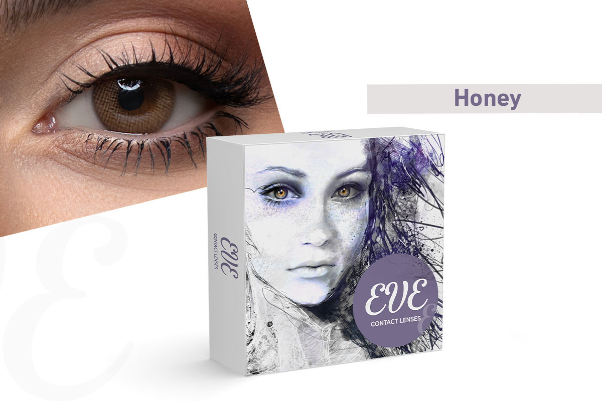 EVE LENSES MONTHLY BROWN HONEY - Life Care Apotek