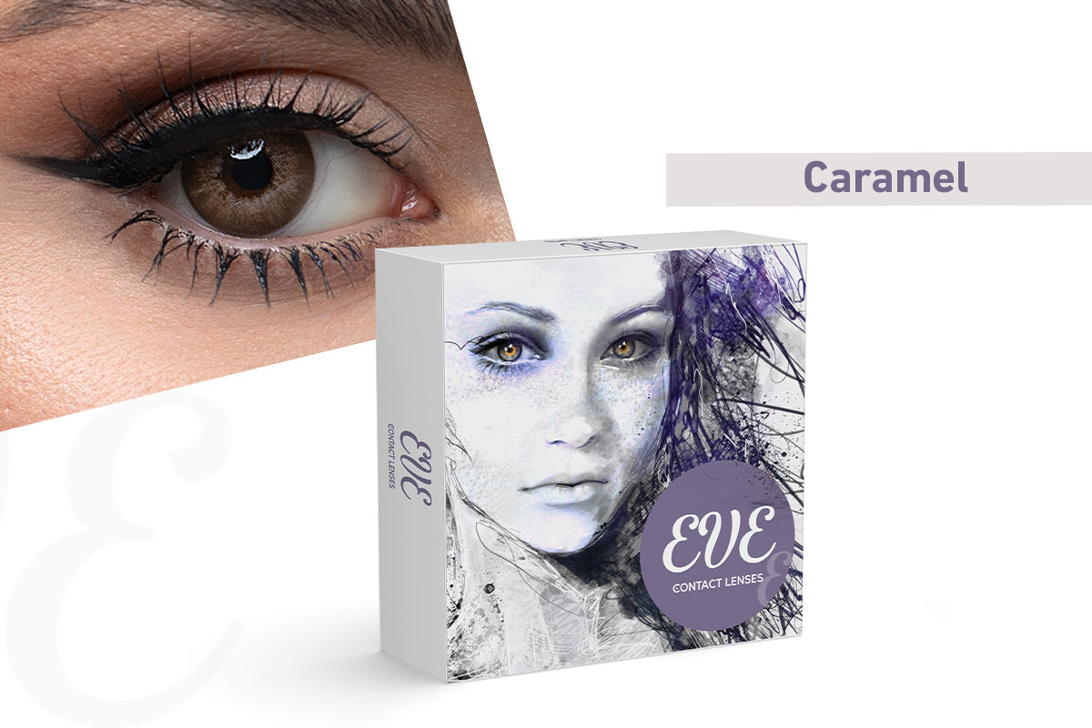 EVE LENSES MONTHLY BROWN CARAMEL - Life Care Apotek